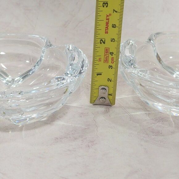 2 - Cristal d'Arques 4.25" Genuine Lead Crystal Glass Ashtray - Picture 3 of 11